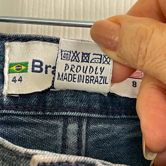 New!  Vintage 90s, Y2K.  Beautiful embroidery and embellishment.  Boot cut-8 - Picture 8 of 11